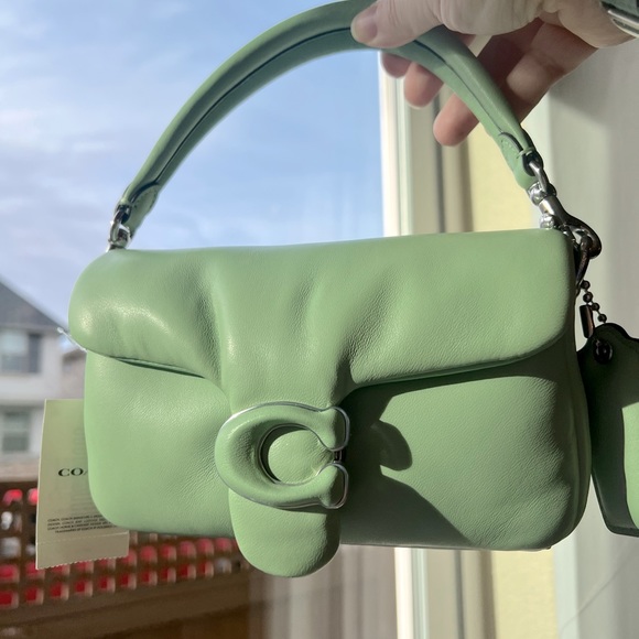 Coach Handbags - New! Coach Pillow Tabby 18 Pistachio
